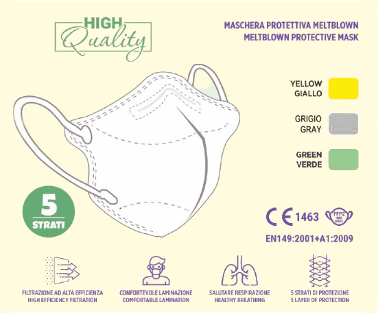 Mascherina FFP2 Small 1pz
